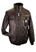 Hudson Outerwear Men's Retro Diamond Quilt Leather Jacket