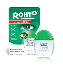 Rohto V. Cooling Redness Reliever/Lubricant Eye Drops, .4 fl oz (13 ml) (Pack of 4)