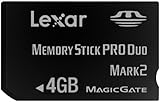 Lexar Platinum II 4 GB Memory Stick Pro Duo Flash Memory Card LMSPD4GBBSBNA ....