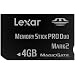 Lexar Memory Stick Pro Duo 4 GB Gaming Edition Flash Memory Card LMSPD4GBGSBNA