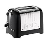 Dualit 26275 2 Scheiben Lite Toaster, metallic - schwarz