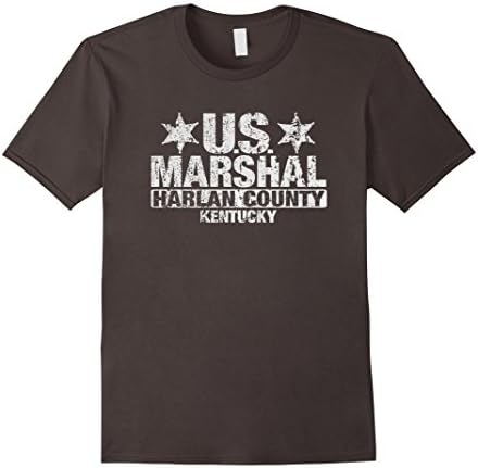 Men's Premium US Marshal - Harlan County, Kentucky T-shirt Medium Asphalt
