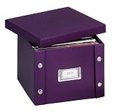 Zeller 17791 DVD-Box, Pappe, 21.5 x 20.5 x 15 cm, lila