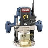 Factory-Reconditioned Ryobi 10 Amp, 2 Peak HP EVS Plunge Router ZRRE180PL