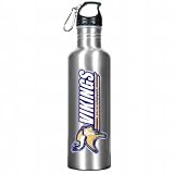 Minnesota Vikings 34oz Silver Aluminum Water Bottle