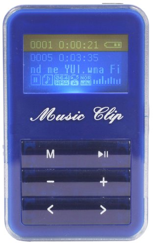プロテック クリップスピーカー 2GB内蔵 MP3プレーヤーwithスピーカー ダークブルー PMP31-DB 27346