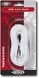 Jensen 25' Line Cord (white) - White