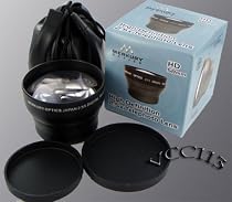 58mm 2.5x Telephoto Hi-Def Lens For 58mm Sony VCL-DH1758 DCS-H1 DSC-H2 DSC-H5