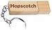 Engraved Wooden USB Flash Drive 8 GB with chain - Engraved name Hopscotch