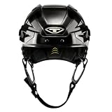Tour Hockey Spartan Gx Hocley Helmet with No Cage, Black, Large