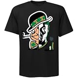 NBA Majestic Paul Pierce Boston Celtics Logo Man T-Shirt - Black