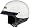 HJC CS-2N WHITE SIZE:MED MOTORCYCLE Open-Face-Helmet