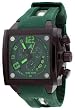 Adee Kaye #AK7115-MIPB Men's Persona Collection Polyurethane Strap Chronograph Watch