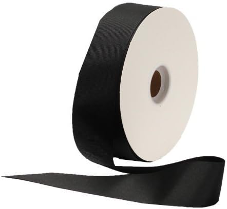 Offray Grosgrain Craft 7/8-Inch by 100-Yard Ribbon Spool, Black by Offray Ribbon