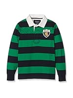 Hackett London Polo Classic Str B (Verde / Azul Oscuro)