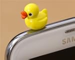 s��e gelbe Ente Handy St�psel Kopfh�r...