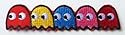 Pacman 5 Ghosts Blinky, Pinky, Inky. Clyde & Yum-Yum Iron on Sew on Embroidered Badge Applique Motif Patch From PatchWOW