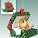 Pomeranian Christmas Ornament Hanging Gift Box