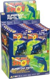 Childrens Toyshop  Toys : Sure Shot Super Cap Pistol & 250 Shot Roll Caps