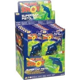 Sure Shot Super Cap Pistol & 250 Shot Roll Caps