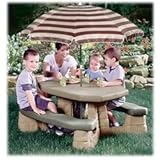 Product details for Naturally Playful Picnic Table with Umbrella