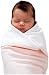 Zorbit : Reversible Receiving Blanket 95x95cm Pink/White