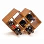 Oenophilia Bamboo 8-Bottle Wine Rack