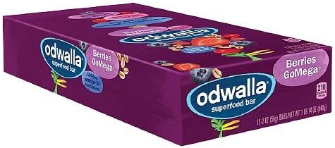 Odwalla Original Bars, Berries Go Mega 15 ea
