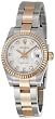 Rolex Datejust Silver Jubilee Diamond Dial 18k Rose Gold Fluted Bezel Ladies Watch 179171sjdj from Rolex