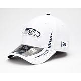 NFL Unisex Adult Seattle Seahawks Training Camp 3930 Cap (White, Small/Medium)