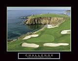 Challenge: Golf poster print,28 in. x 22 in.