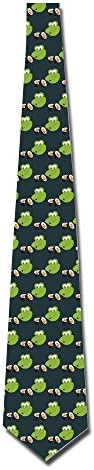 ZFFNO Men's Novel Frog's Sushi Necktie Tie