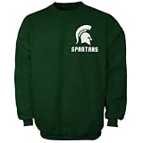 NCAA Michigan State Spartans Green Keen Crew Sweatshirt