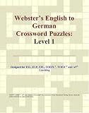 Webster's English to German Crossword Puzzles: Level 1