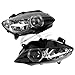 TCMT Pair Black Head light Lamp Assembly Fits For Yamaha YZF R1 1000 2004 2005 2006
