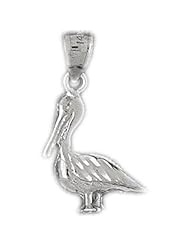 Clevereves 14K White Gold Pendant Bird Themed 9.3 - Gram(s)