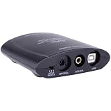 INLINE Digital Audio Konverter Eingang Opto-Toslink Coax oder USB Ausgang Cinch/Klinke