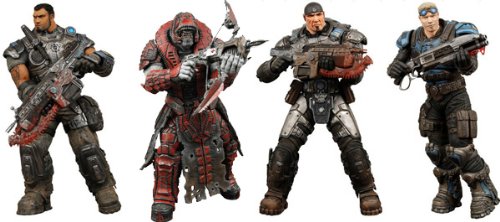 NECA Gears of War Series 2 7 Action Figure Box Set