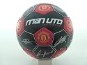 Man Utd Signature Ball - Red And Black, Size 5