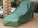 Chaise Lounge Covers : 87 x 31 x 40 Green