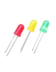 Lighting: 150 x 3mm Red Green Yellow 2 Pin LED Light Emitting Diodes - Amico