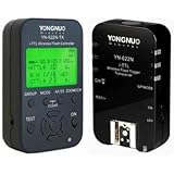 Yongnuo YN-622N-TX Wireless i-TTL Flash Trigger Kit with LED Screen for Nikon Cameras, includes YN622N-TX Controller & YN622 N Transceiver, 1/8000s Sync Speed