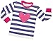 shelry Girls Pajamas for Christmas Children Heart Clothes Size 6 Years Purple