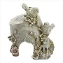 FLOWER POT TOAD HOUSE OUTDOOR YARD BIRDS AND FLOWERS