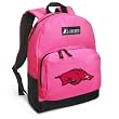 University of Arkansas Backpack Pink Arkansas Razorbacks for Travel, Daypack CUTE School Bags Best Unique Cute Gifts for Girls, Students Ladies -