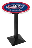 42" Columbus Blue Jackets Bar Height Pub Table - Square Base