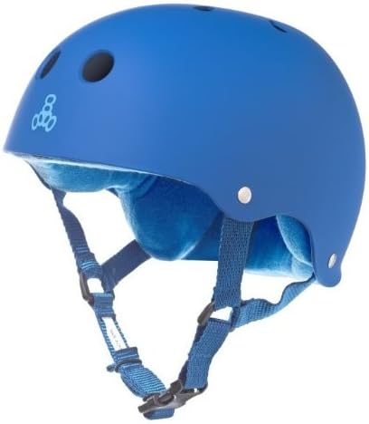 Triple 8 Brainsaver Rubber Helmet with Sweatsaver Liner