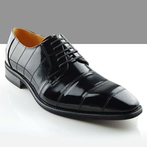 Buy 7618 Mens Leather Dress Shoes Black by Zota Classic