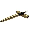 Goldener Füllfederhalter Füller mit Federstärke F und Etui