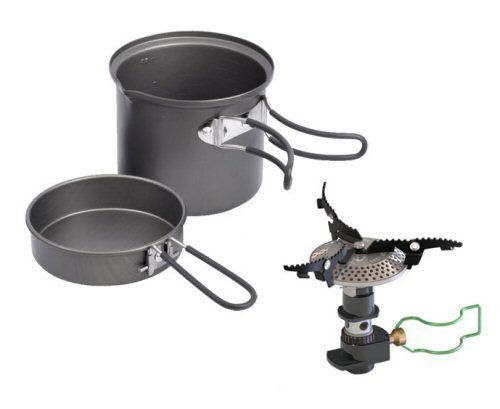 OPTIMUS CRUX BACKPACKING STOVE WITH COOK SET - O S - N A
